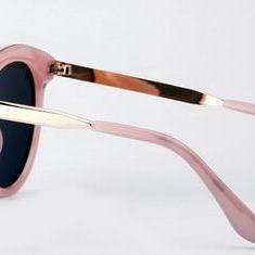 Ms. Shell Pink Sunglasses Influx Of People Long..